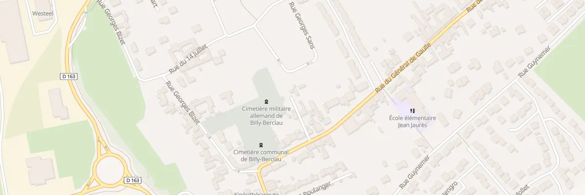 Plan du 27 Rue du Général de Gaulle à Billy-Berclau