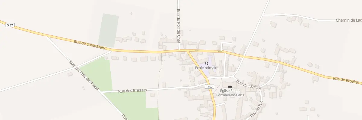 Plan du 85 Rue Grande à Bombon