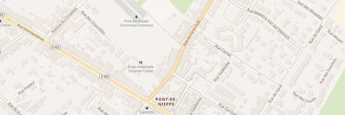 Plan du 133 Rue du Pave Fruit à Nieppe