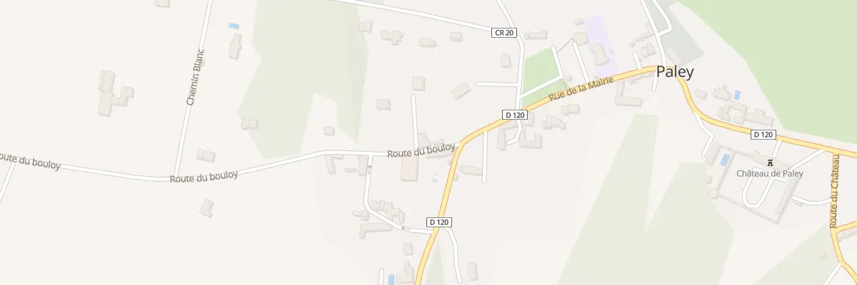 Plan du 2 Rte du Bouloy à Paley