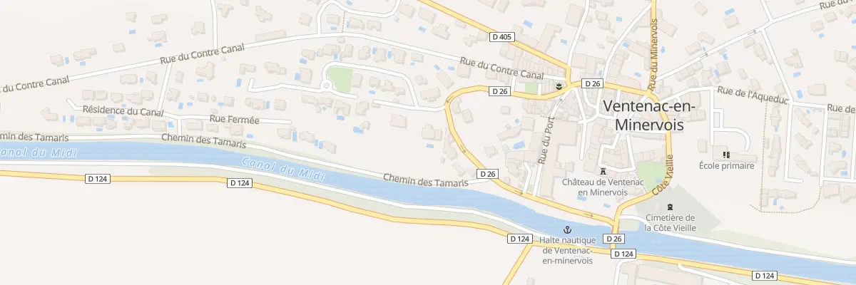 Plan du 21 Rue Pierre Paul Riquet à Ventenac-en-Minervois
