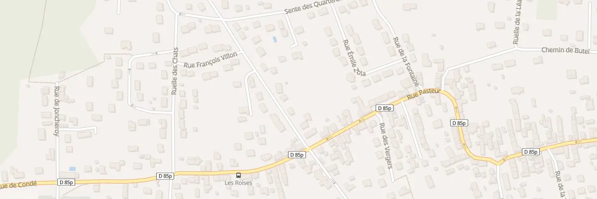 Plan du 4 Rue du Pave de Roises à Quincy-Voisins