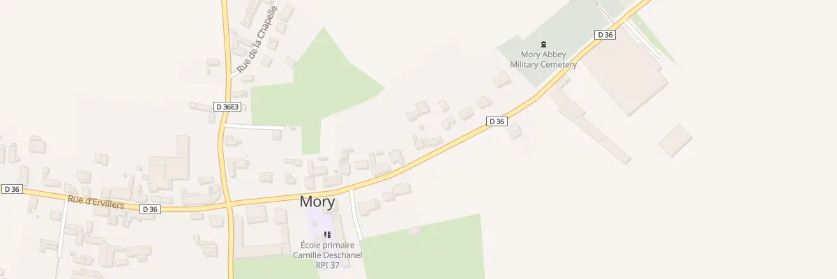 Plan du 26 Rue de l’Abbaye à Mory