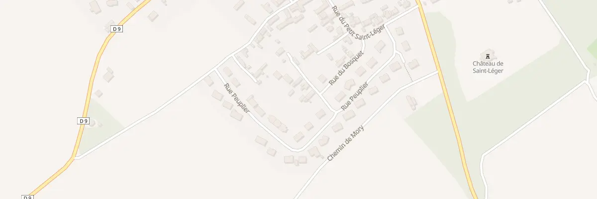 Plan du 3 Rue du Bosquet à Saint-Léger