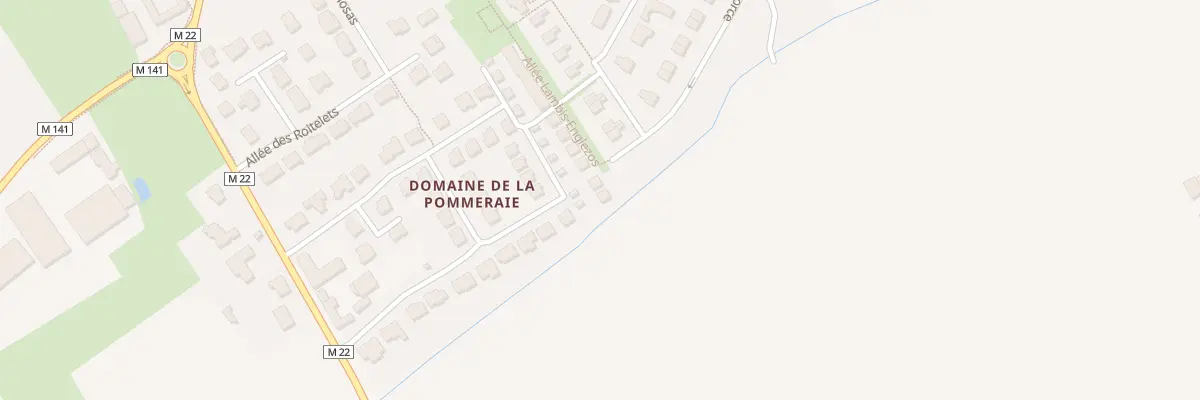 Plan du 9 Rue de The Lee à Fromelles