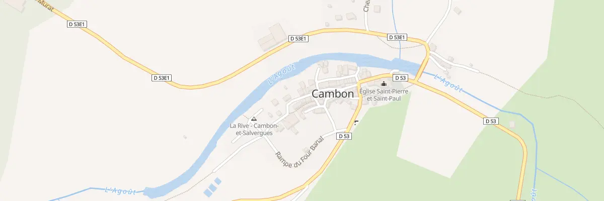 Plan du 5134 Le Village à Cambon-et-Salvergues