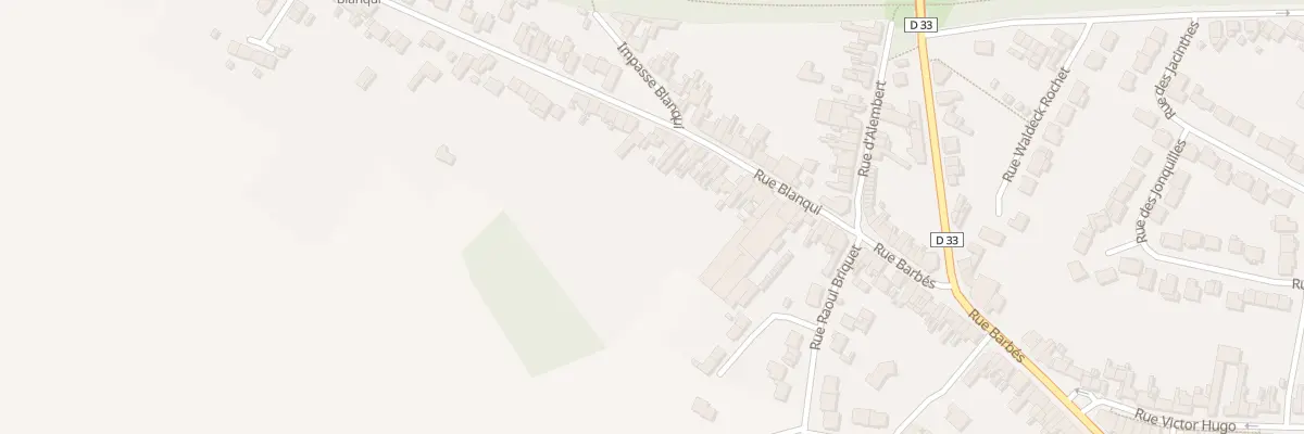 Plan du 27 Rue Blanqui à Méricourt