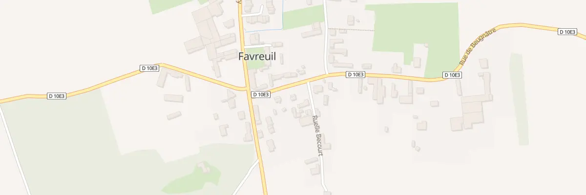 Plan du 8 Rue de Beugnâtre à Favreuil