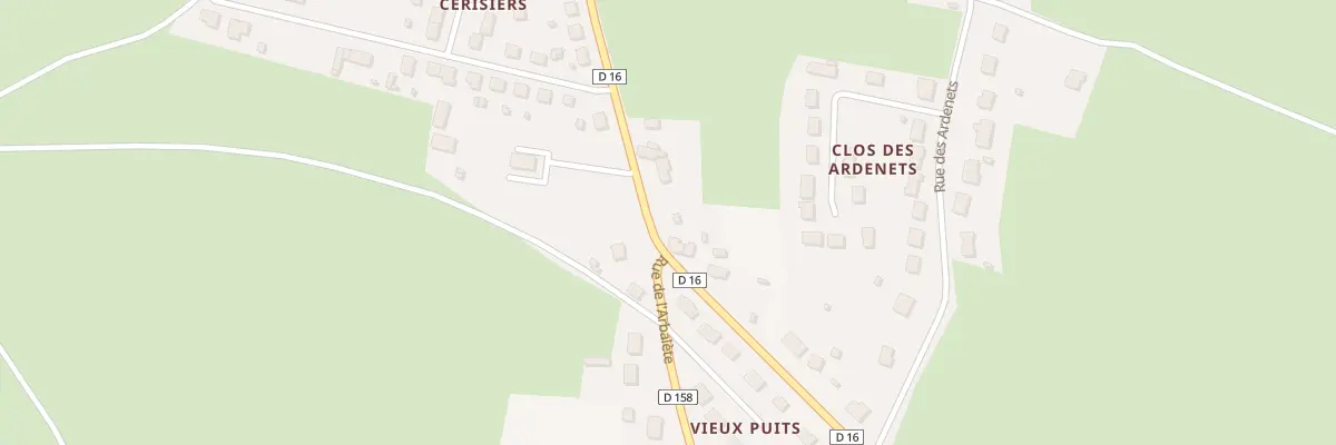 Plan du 1 Rue Albert Camus à Villefranche-d’Allier