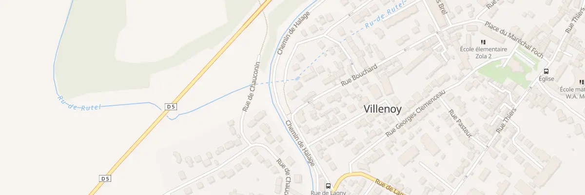 Plan du 45 Rue de l’Arquebuse à Villenoy