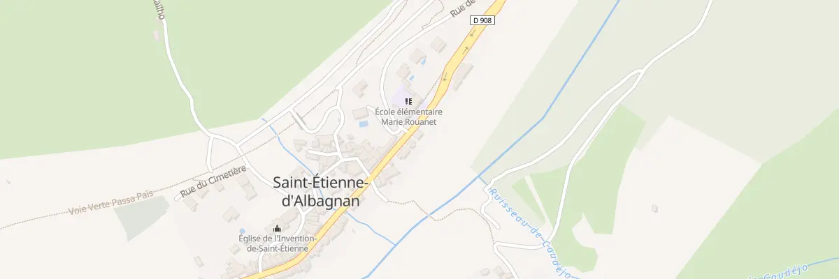 Plan du 5105 Le Village à Saint-Étienne-d’Albagnan