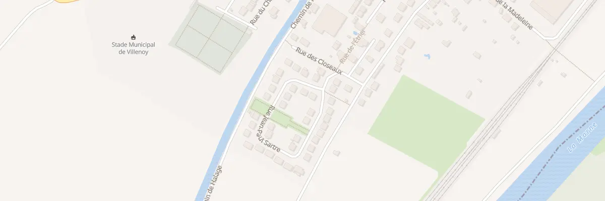 Plan du 7 Rue Jean-Paul Sartre à Villenoy