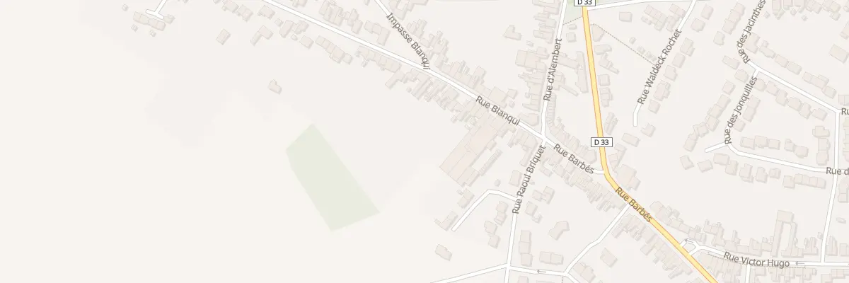 Plan du 21 Rue Blanqui à Méricourt
