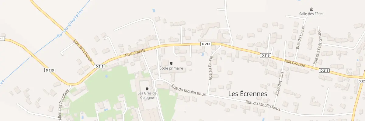Plan du 22B Rue Grande aux Écrennes