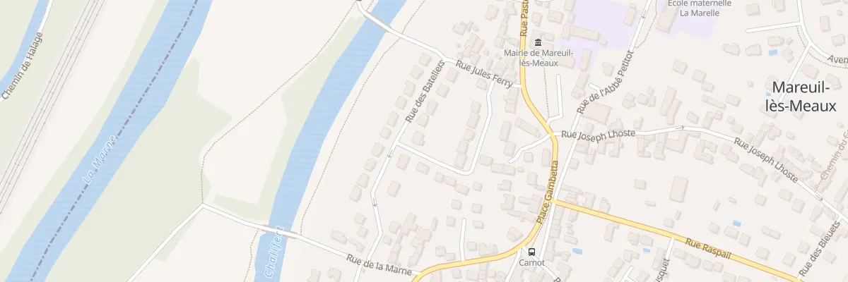 Plan du 9 Rue des Bateliers à Mareuil-lès-Meaux