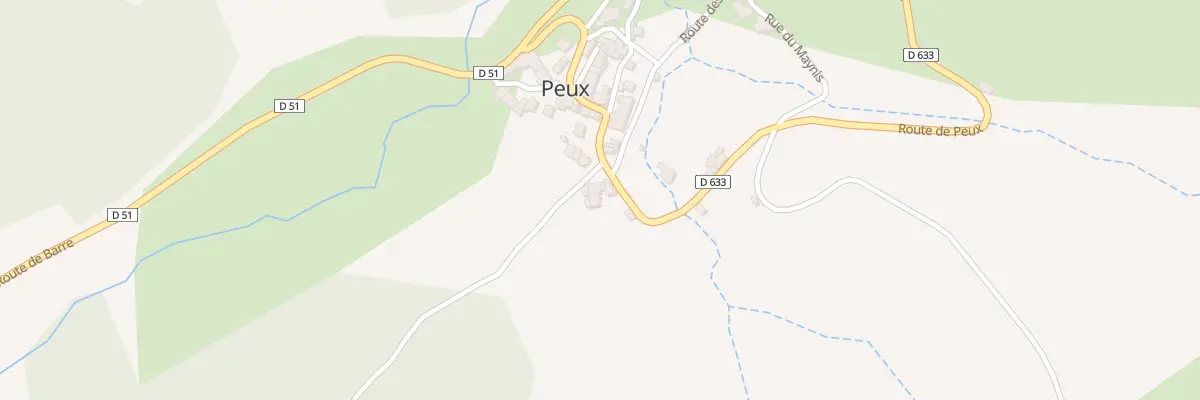 Plan du 5057 Peux à Peux-et-Couffouleux