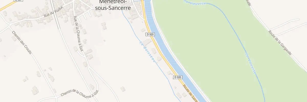 Plan du 8 Rte de Ste Marie à Ménétréol-sous-Sancerre