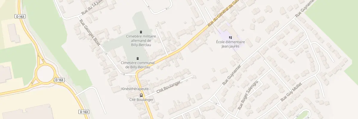 Plan du 28 Rue du Général de Gaulle à Billy-Berclau