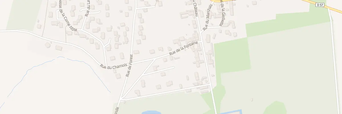 Plan du 9 Rue de la Fontaine à Bombon