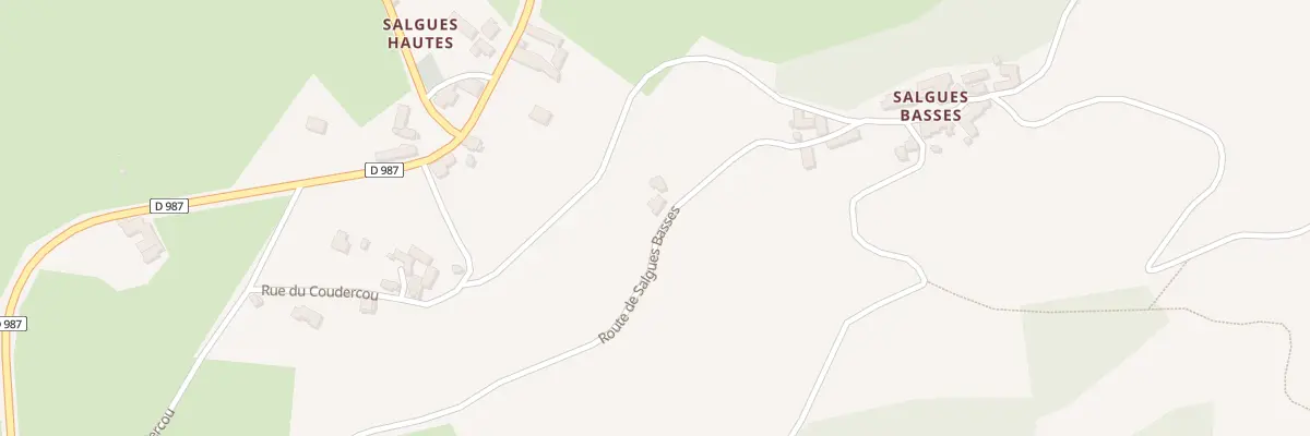 Plan du 5153 Salgues Basses à Condom-d’Aubrac