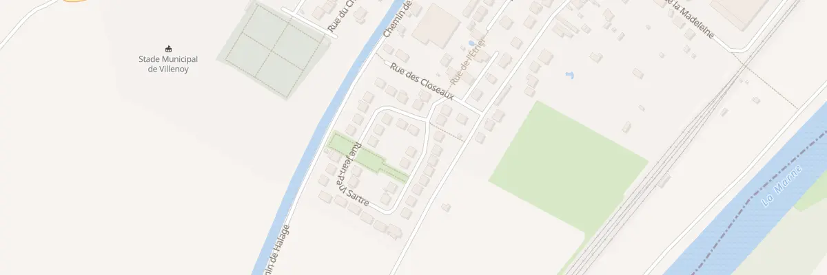 Plan du 5 Rue Jean-Paul Sartre à Villenoy