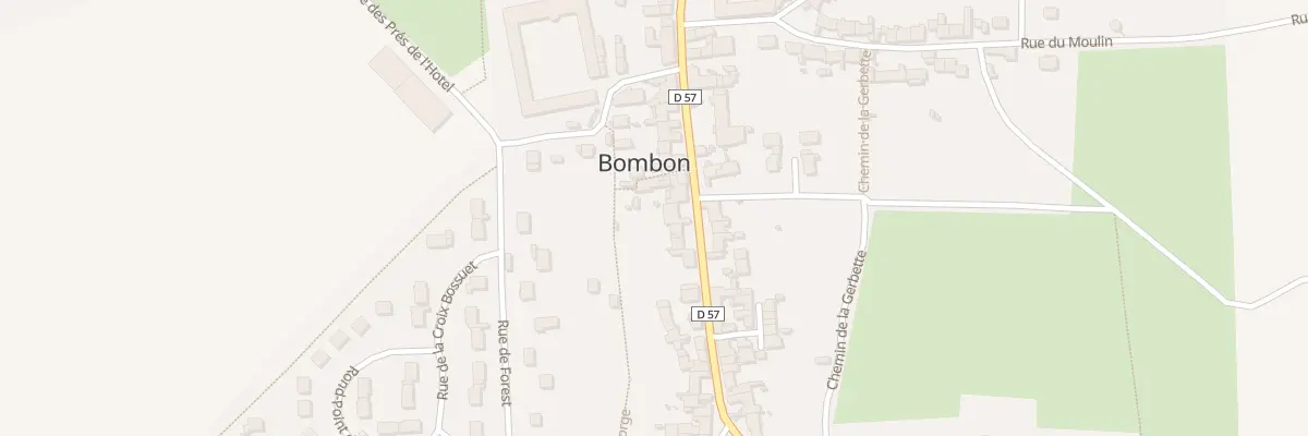 Plan du 23 Rue Grande à Bombon