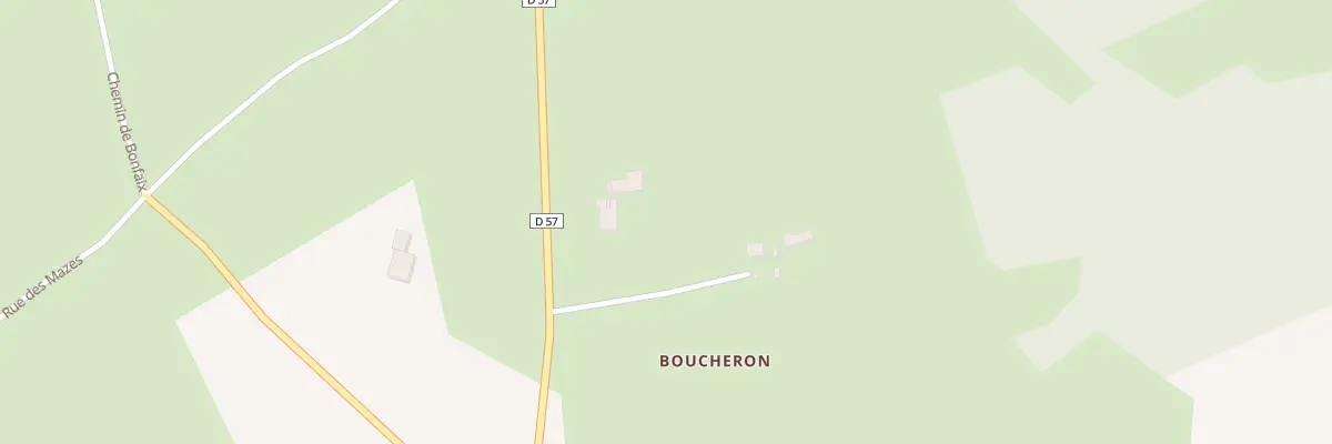 Plan du 1590 Rte de Theneuille à Louroux-Bourbonnais