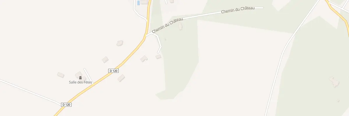 Plan du 4 Che du Château à Paley