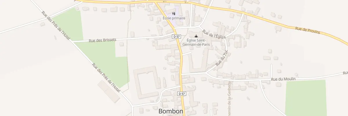 Plan du 59 Rue Grande à Bombon