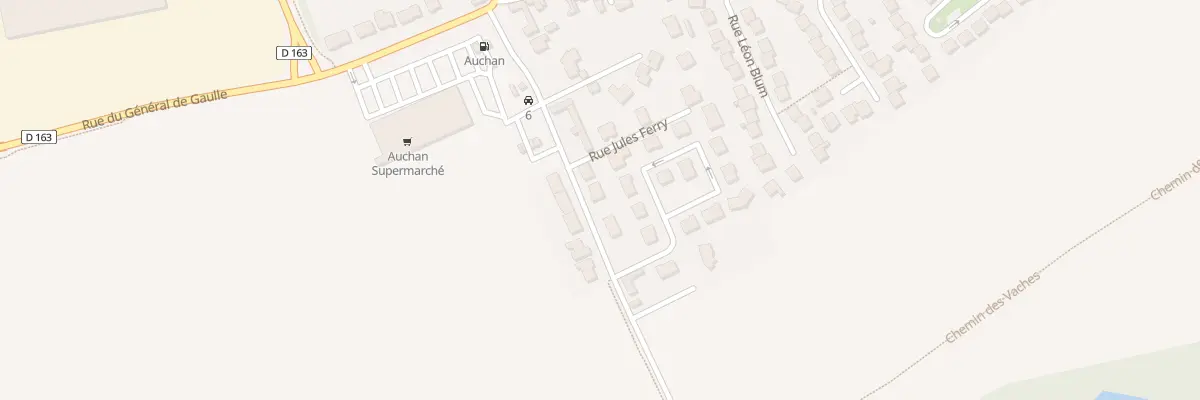 Plan du 25 Rue Jules Ferry à Billy-Berclau