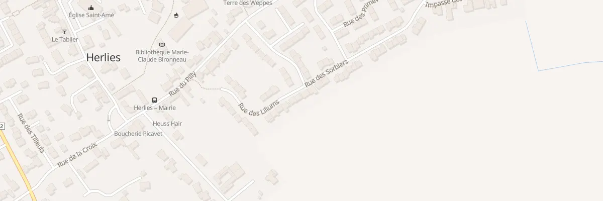 Plan du 39 Rue des Liliums à Herlies