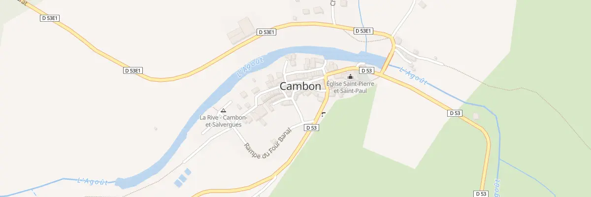 Plan du 3 Rue des Jardins à Cambon-et-Salvergues