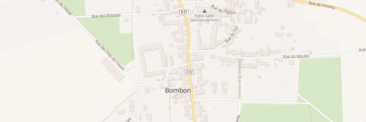 Plan du 2 Rue de Forest à Bombon