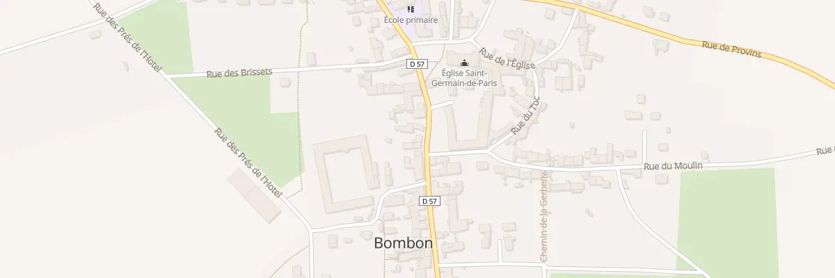 Plan du 53 Rue Grande à Bombon