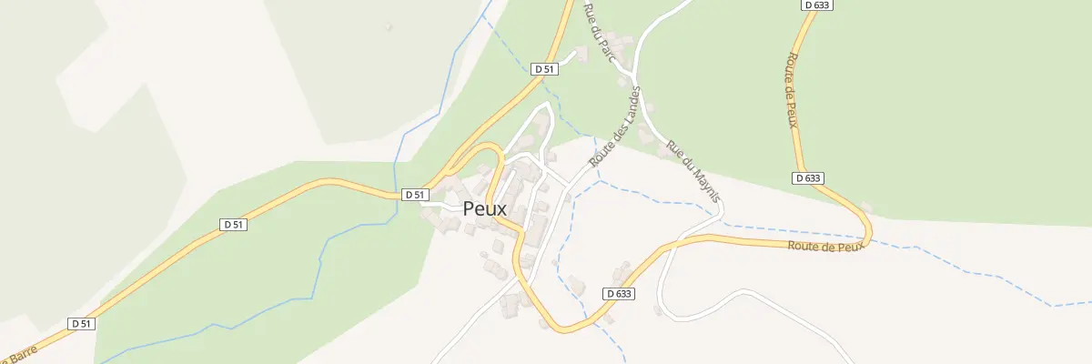 Plan du 5061 Peux à Peux-et-Couffouleux
