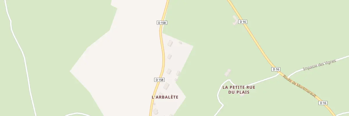 Plan du 11 Rue de l’Arbalète à Villefranche-d’Allier