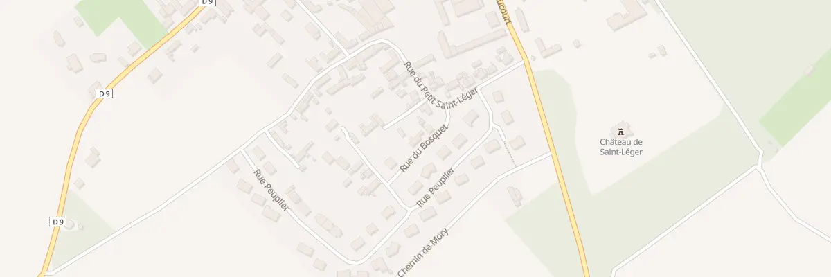 Plan du 4 Rue du Bosquet à Saint-Léger