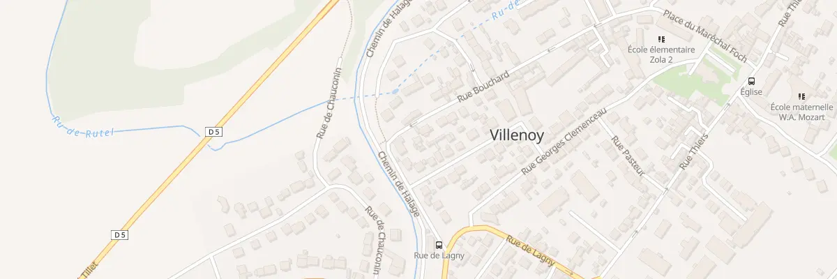 Plan du 43 Rue Bouchard à Villenoy
