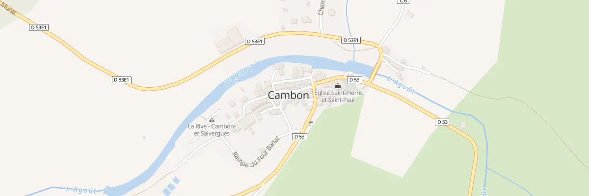 Plan du 3 Pl de la Fontaine à Cambon-et-Salvergues