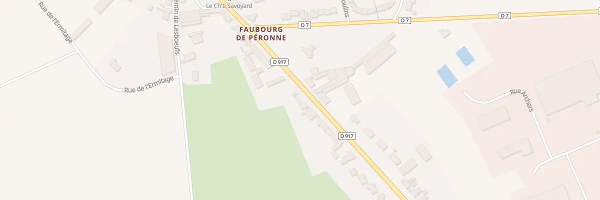 Plan du 67 Rue du Faubourg de Péronne à Bapaume
