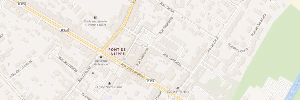 Plan du 41 Rue Gambetta à Nieppe