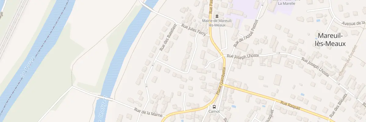 Plan du 3 Rue des Lavandières à Mareuil-lès-Meaux