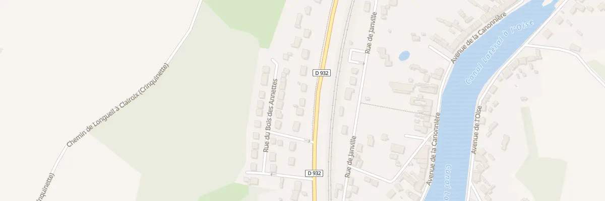 Plan du 1287 Av de la Libération à Longueil-Annel