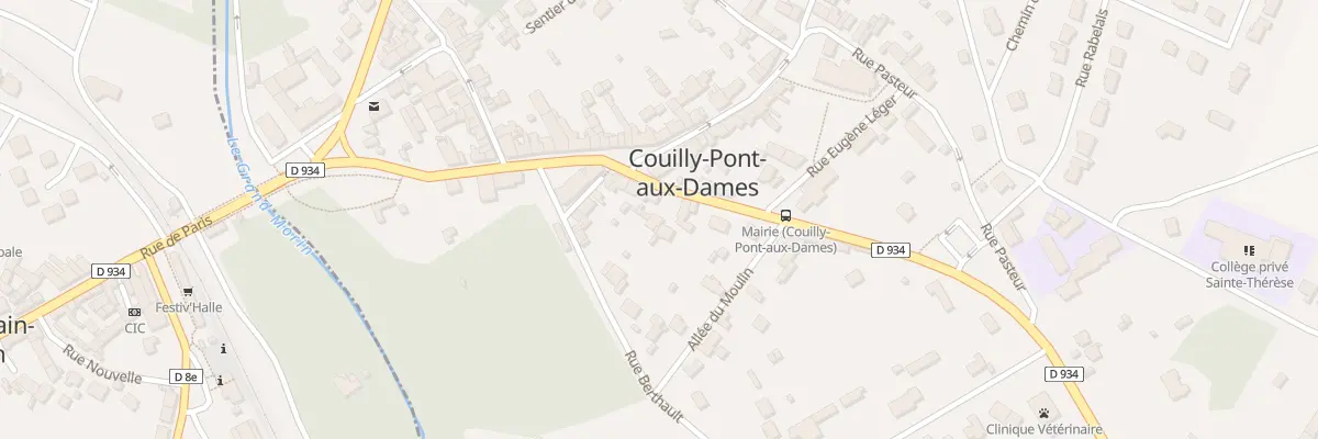 Plan du 18 Rue Cyprien Borgnon à Couilly-Pont-aux-Dames