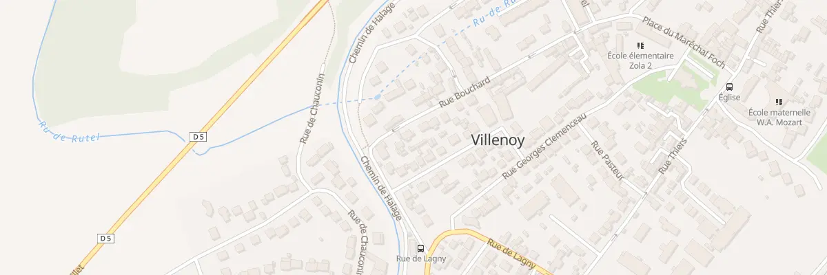 Plan du 41 Rue Bouchard à Villenoy