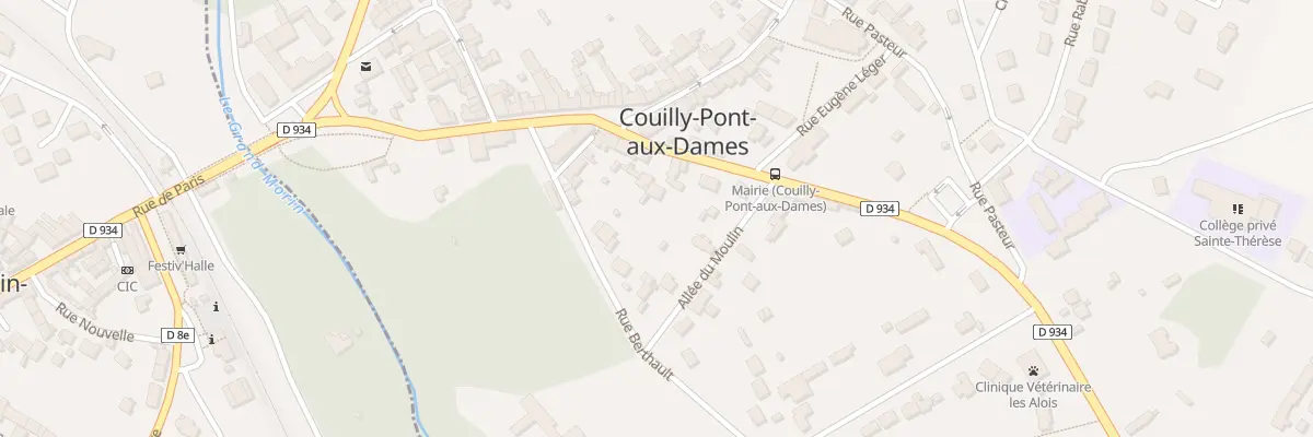 Plan du 20 Rue Cyprien Borgnon à Couilly-Pont-aux-Dames