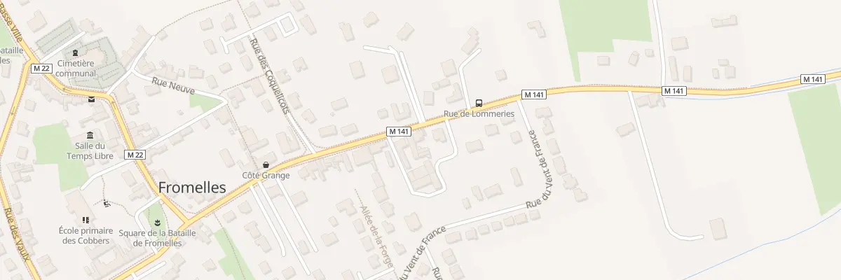 Plan du 26 Rue de Lommeries à Fromelles