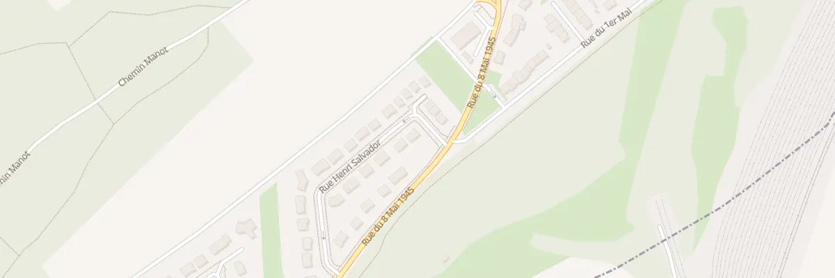 Plan du 1 Rue Henri Salvador à Vendin-le-Vieil