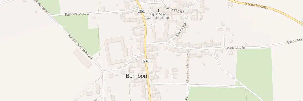Plan du 54 Rue Grande à Bombon