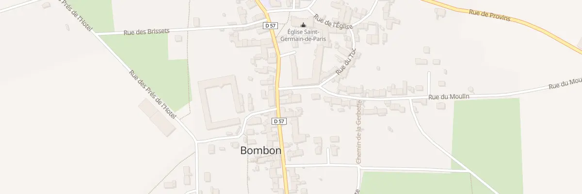 Plan du 54B Rue Grande à Bombon
